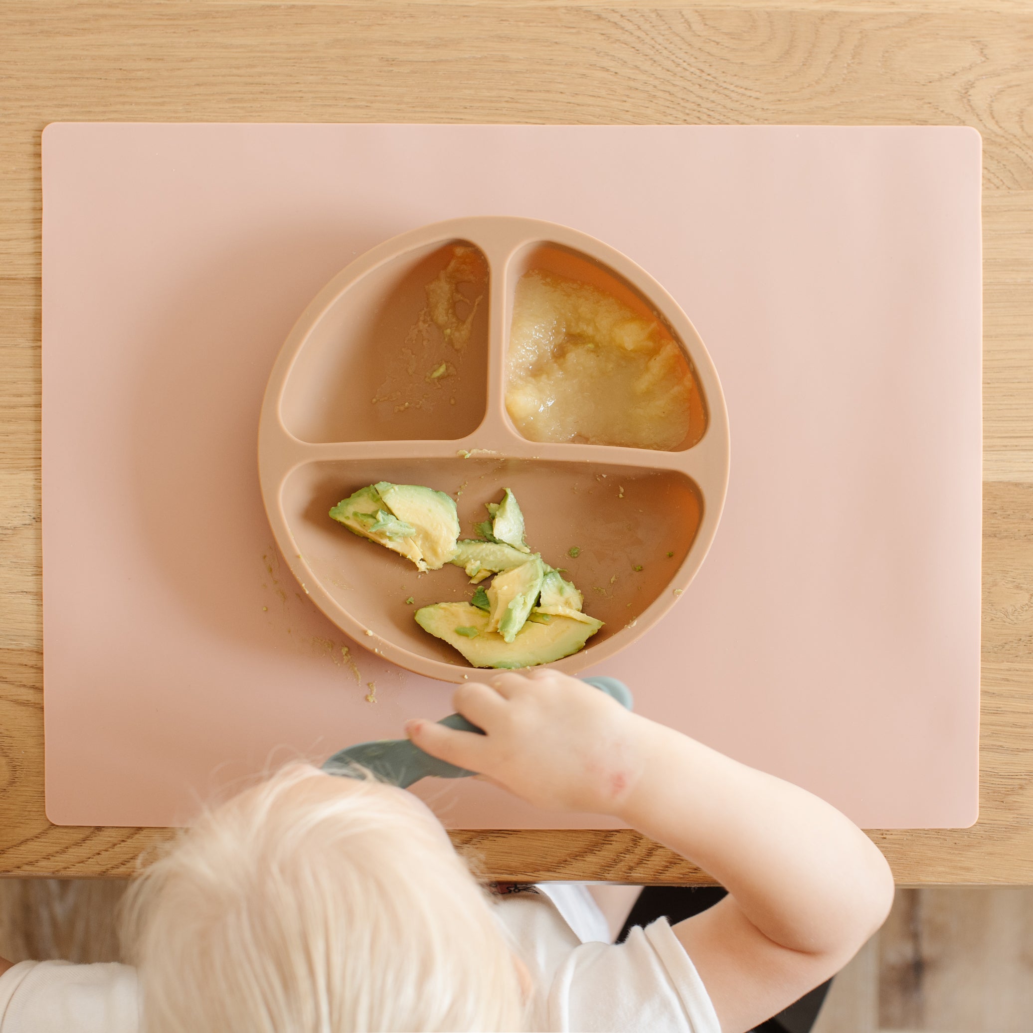 Large Silicone Placemat - Pale Terracotta