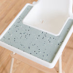 IKEA Highchair Silicone Placemat - Terrazzo on Seafoam