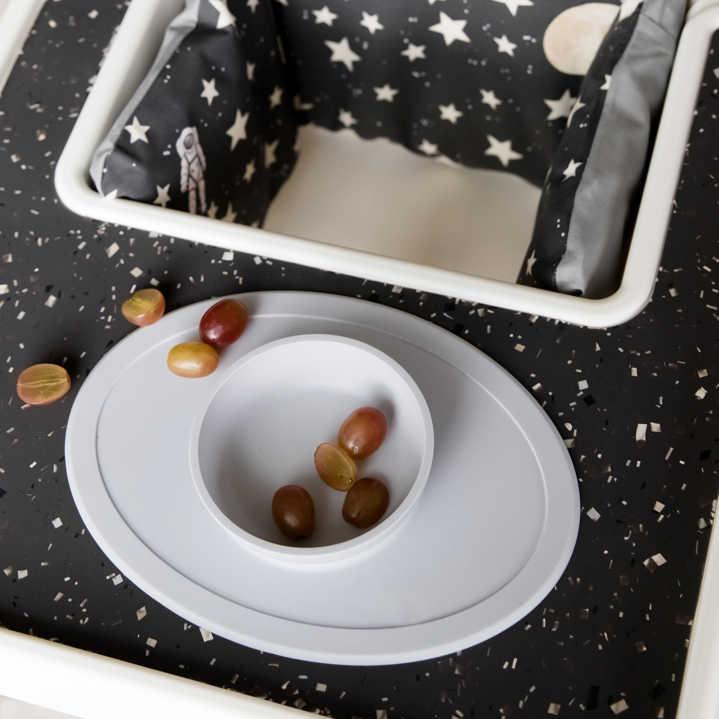 Terrazzo on Midnight IKEA Highchair Specialty Placemat