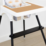 Black Adjustable Highchair Footrest