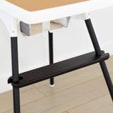 Black Adjustable Highchair Footrest