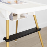 IKEA Highchair Adjustable Footrest - Black